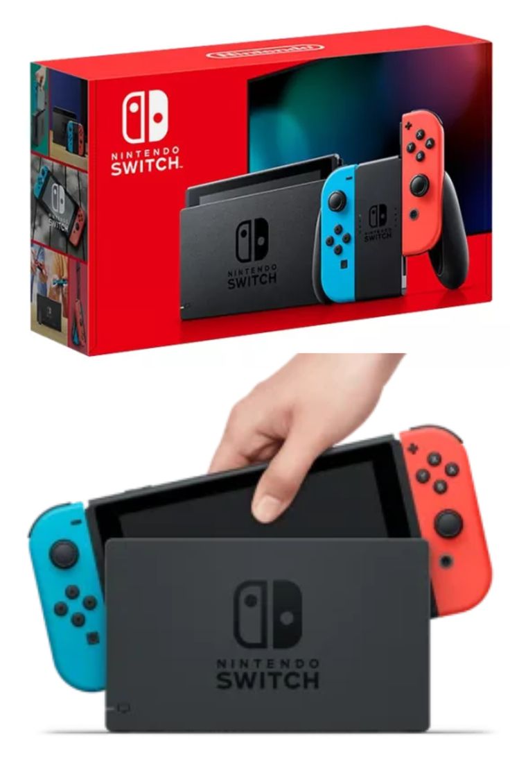 Consola Nintendo Switch® 32GB (Controles Joy-Con Azul y Rojo Neón)(Reacondicionado)